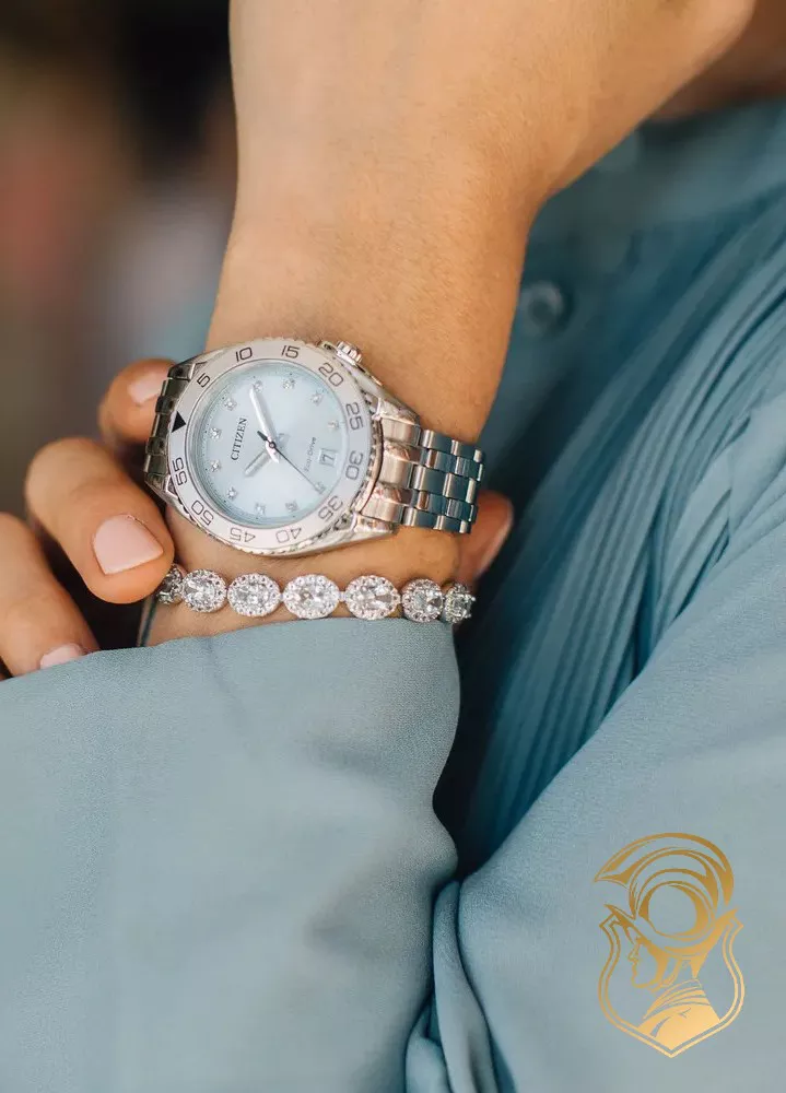 Citizen Carson Silver Tone Watch 35mm