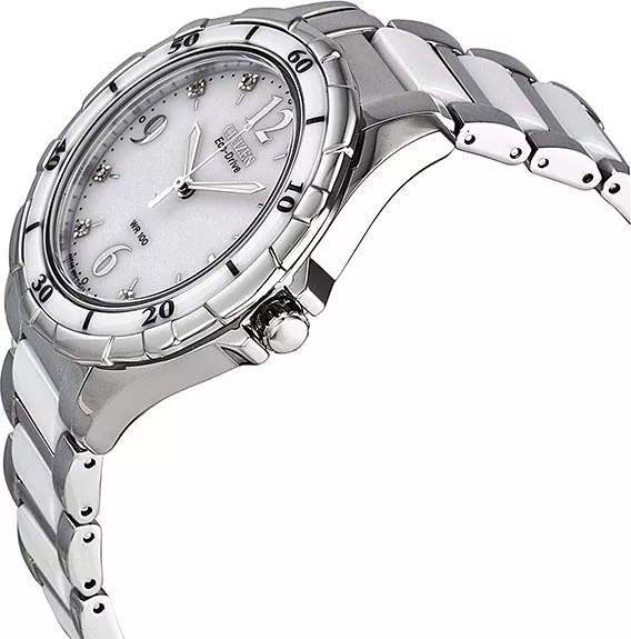 CITIZEN Ceramic Eco-Drive Diamond Watch 38mm