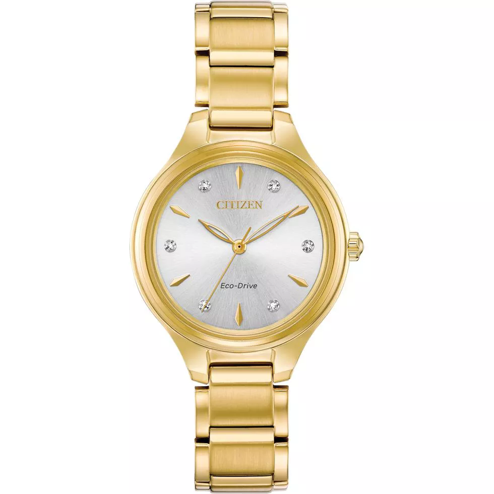 Citizen Corso Silver Dial Ladies Watch 29mm