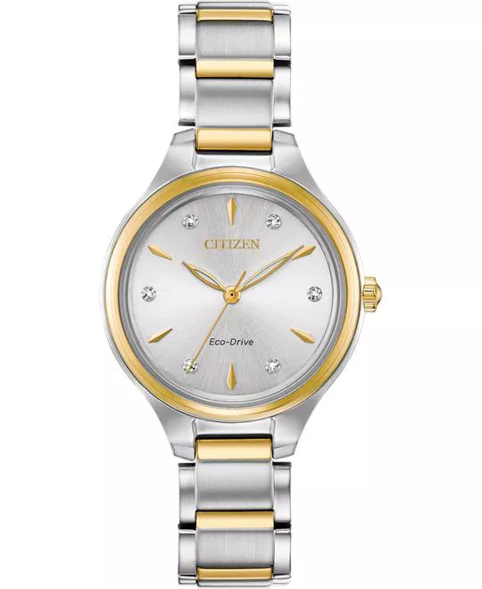 Citizen Corso Silver Dial Ladies Watch 29mm