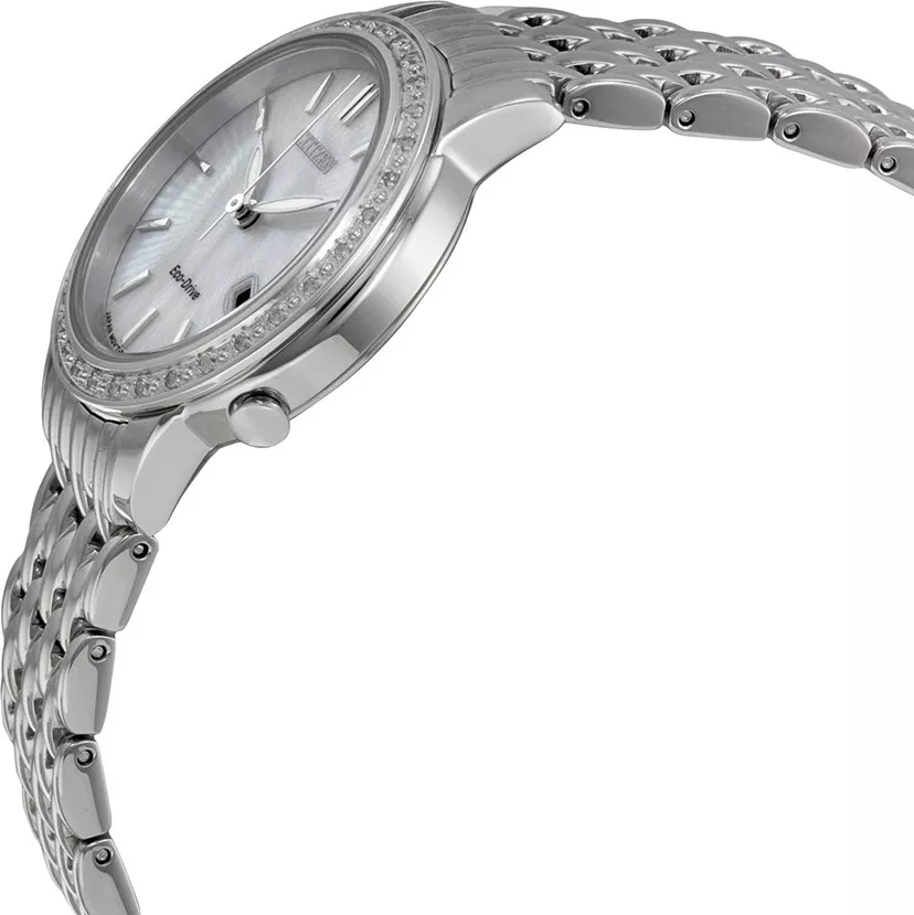 CITIZEN Diamond Eco-Drive Mother of Pearl Watch 29mm
