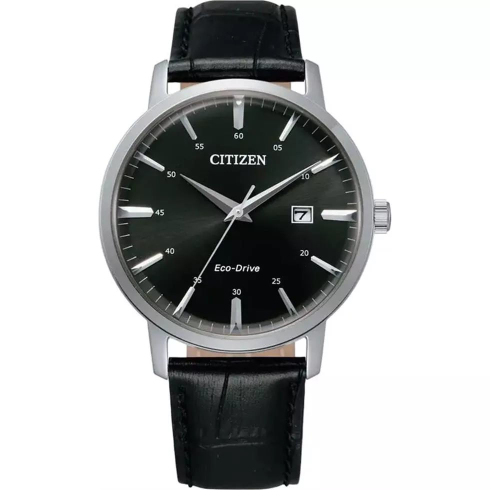 Citizen Eco-Drive Black Dial Watch 40mm