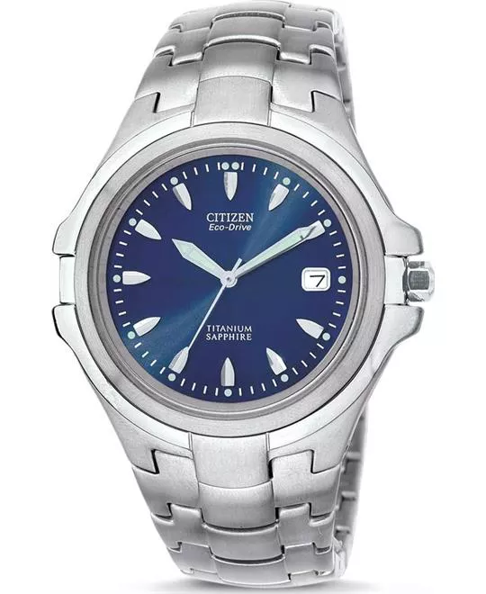CITIZEN Eco-Drive Blue Titanium Watch 40mm