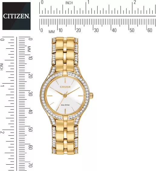 Citizen Silhouette  Eco-Drive Crystal Watch 28mm