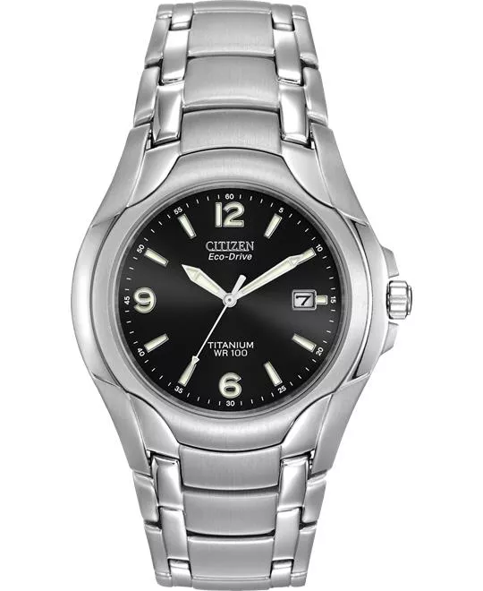 CITIZEN Eco Drive Titanium Bracelet Men's Watch 40mm