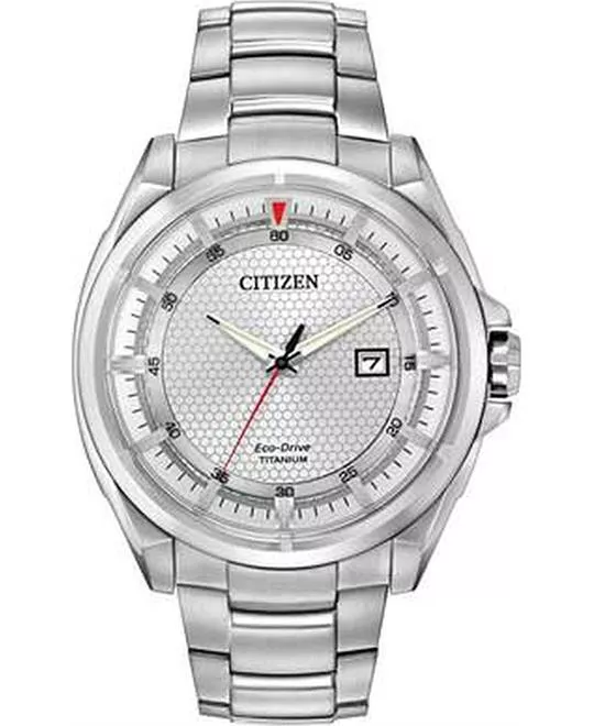 Citizen Eco Drive Titanium Watch Silver Watch 44mm