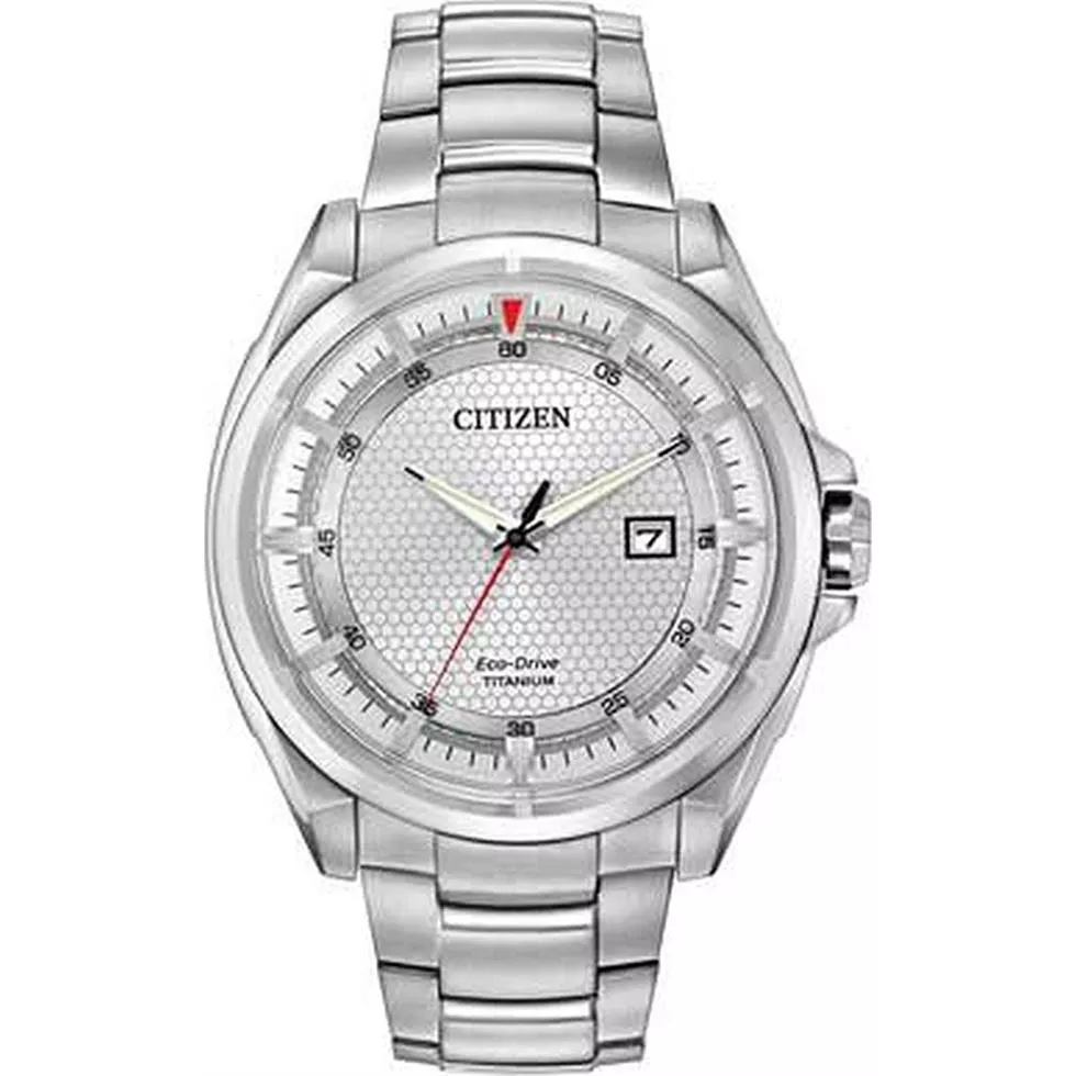 Citizen Eco Drive Titanium Watch Silver Watch 44mm