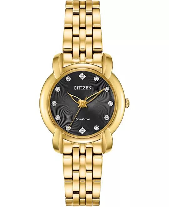 Citizen Jolie Black Diamond Ladies Watch 30mm