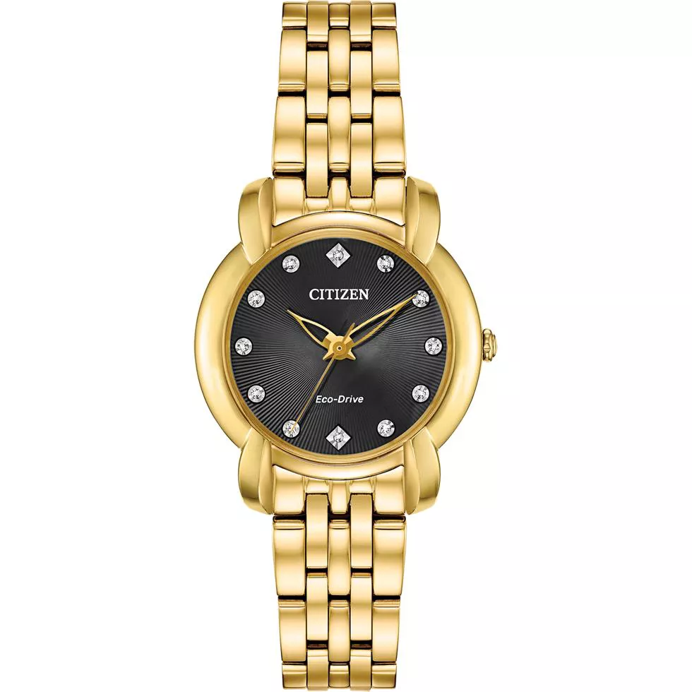 Citizen Jolie Black Diamond Ladies Watch 30mm