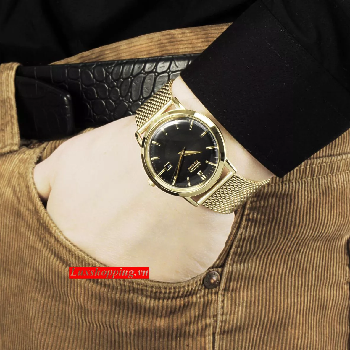 Citizen Men's Collection Japanese Gold Watch, 40mm