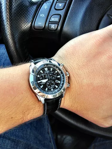 Citizen Men's Eco-Drive Leather Watch, 43mm