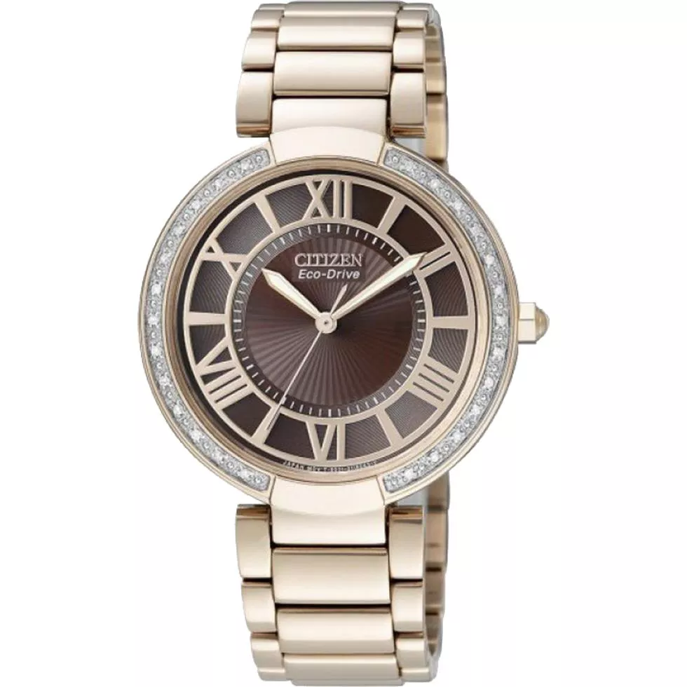 Citizen Orsay Eco-Drive Rose Gold Watch 34mm
