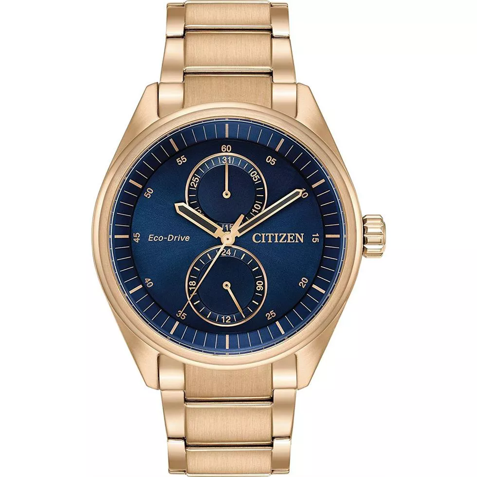 CITIZEN Paradex Blue Rose Gold Watch 43mm