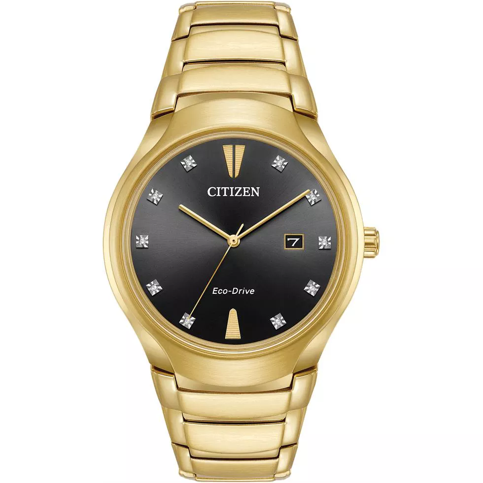 Citizen Paradigm Gold Tone Watch 