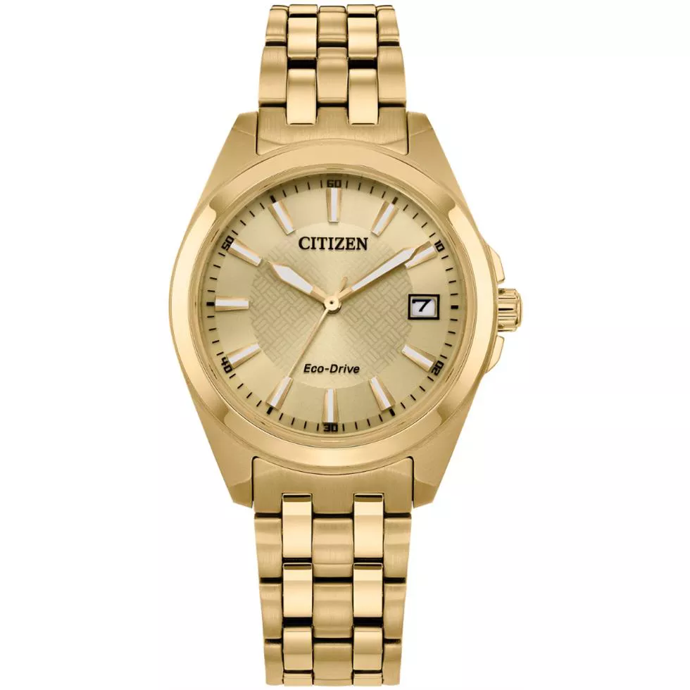 Citizen Peyten Gold Tone Watch 33mm