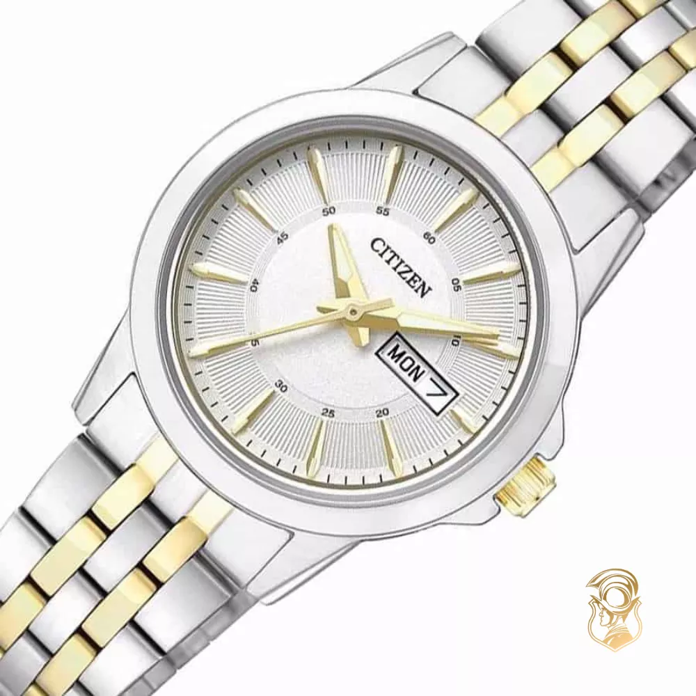 Citizen Quartz White Dial Watch 27mm