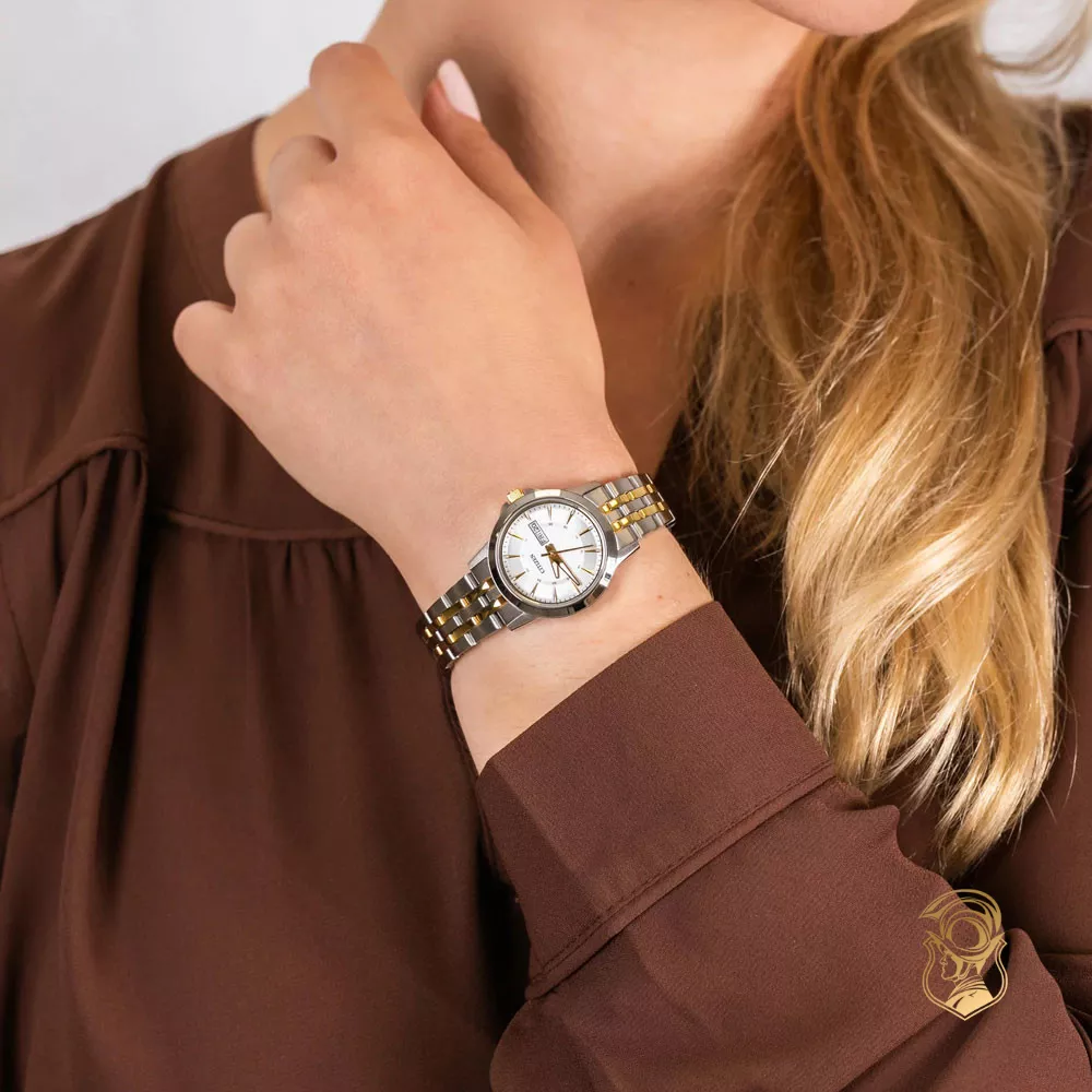 Citizen Quartz White Dial Watch 27mm