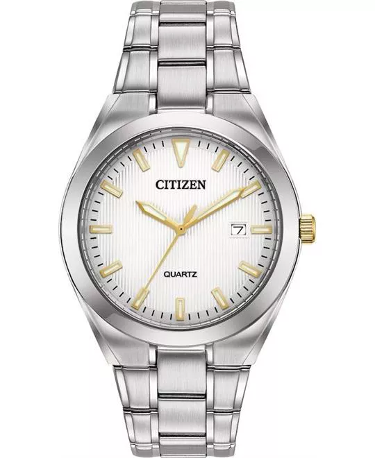 Citizen Quartz White Men's Watch 39mm