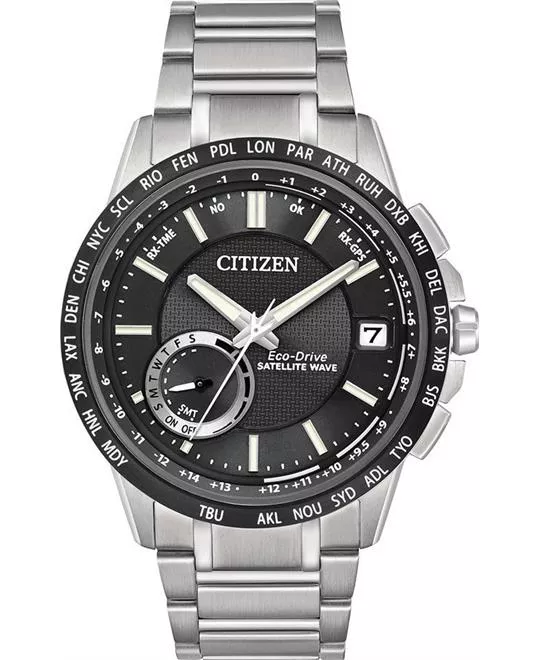 Citizen Satellite Wave World Time GPS Watch 44mm