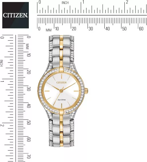 Citizen Silhouette Crystal Eco-Drive Watch 28mm