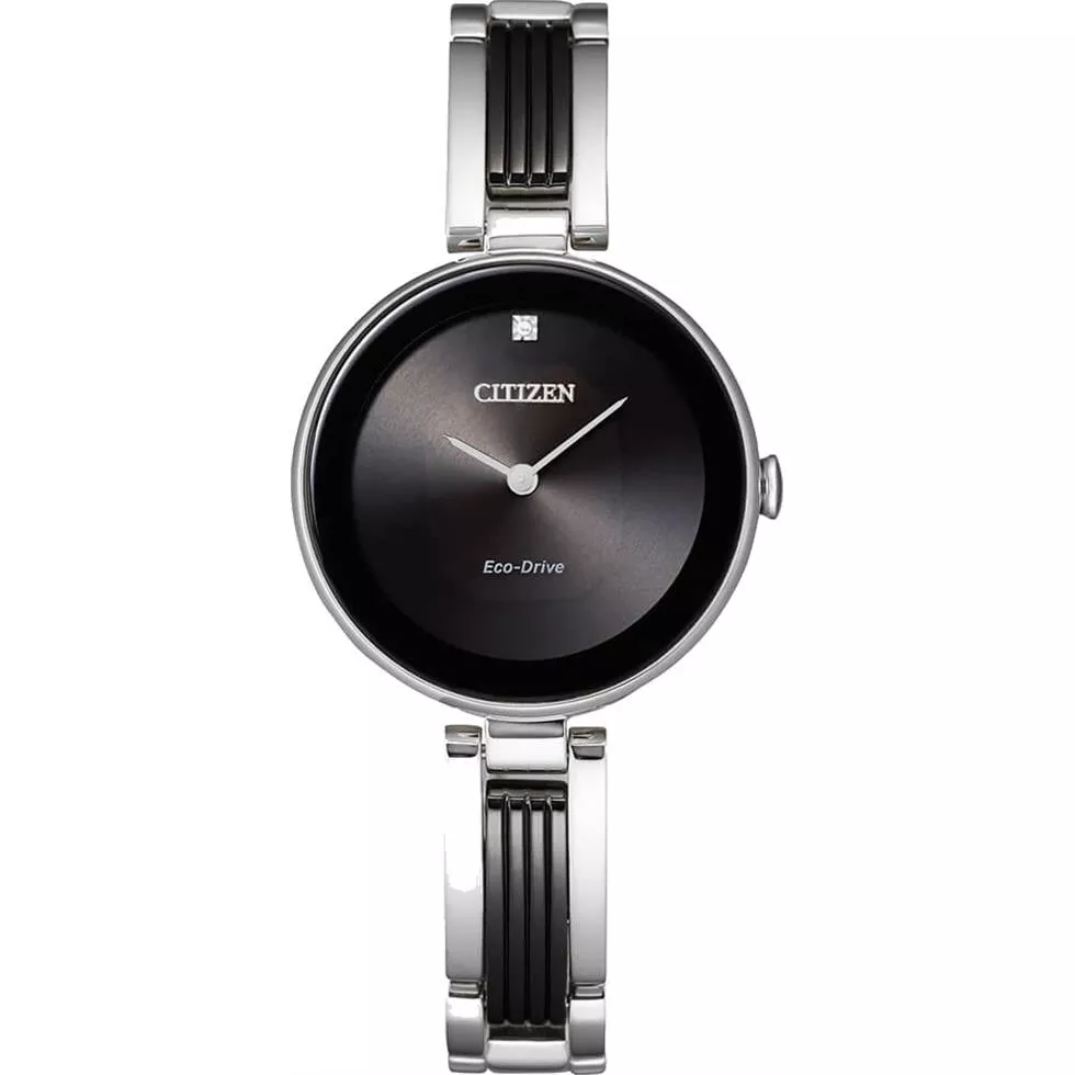 Citizen Silhouette Eco Drive Black Tone 28.3mm