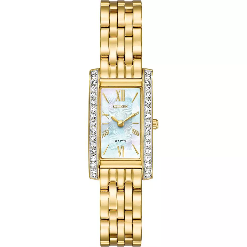 Citizen Silhouette  Eco-Drive Gold Watch 18x32mm