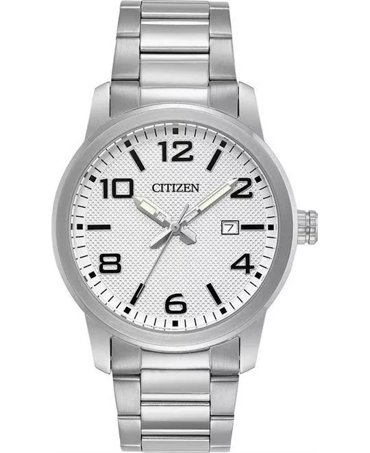 Citizen Silver Quartz Watch 42mm