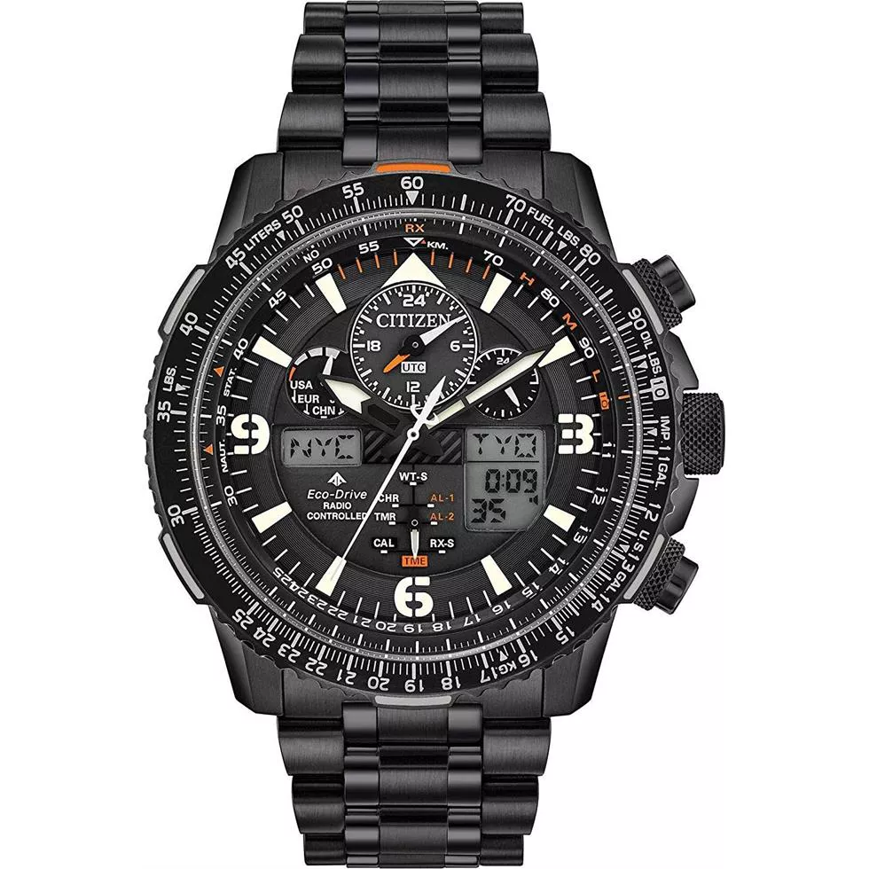 Citizen Skyhawk A-T Black Ion Watch 46mm