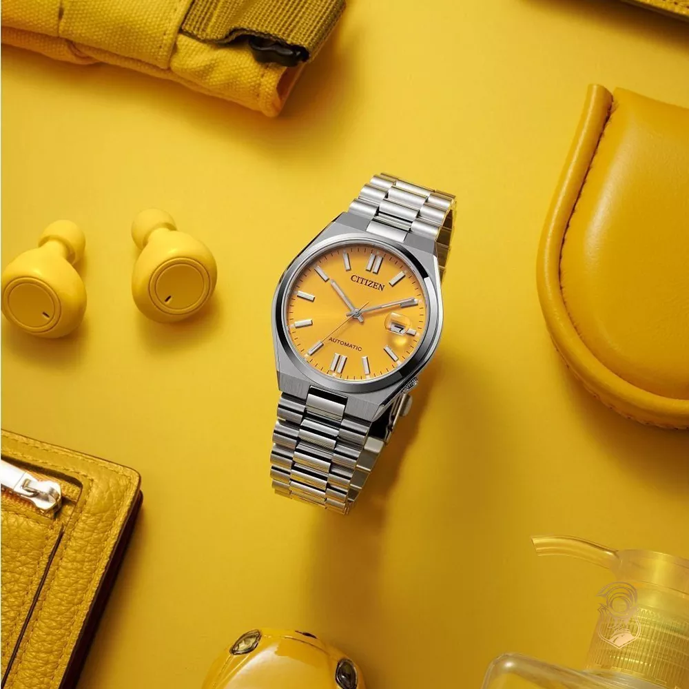 Citizen Tsuyosa Automatic Yellow Watch 40nn