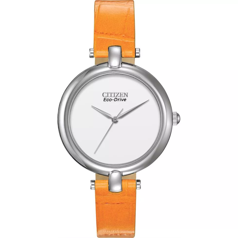 Citizen Silhouette Orange Watch 34mm