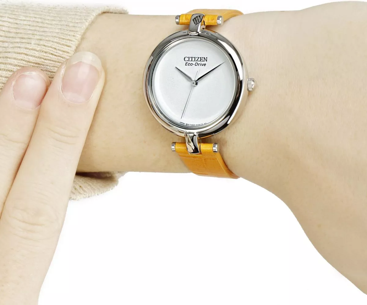 Citizen Silhouette Orange Watch 34mm