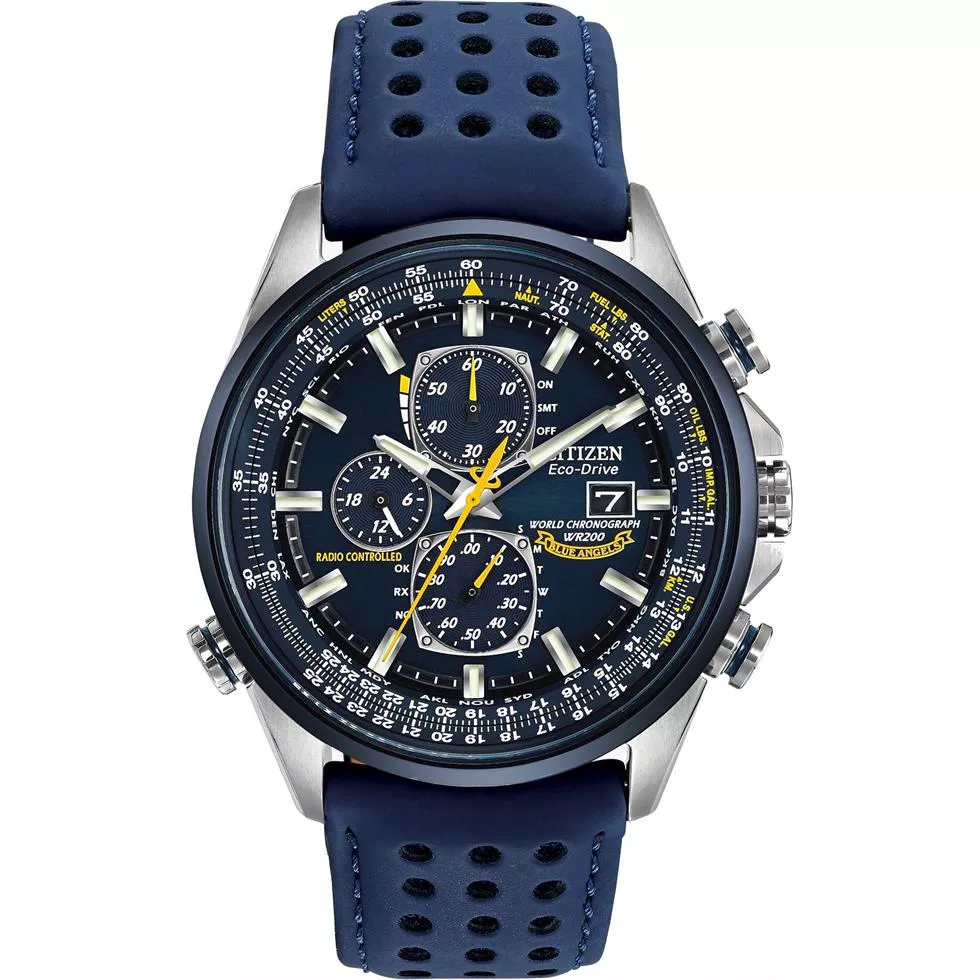 Citizen World Chronograph A-T  At8020-03l Watch 43mm