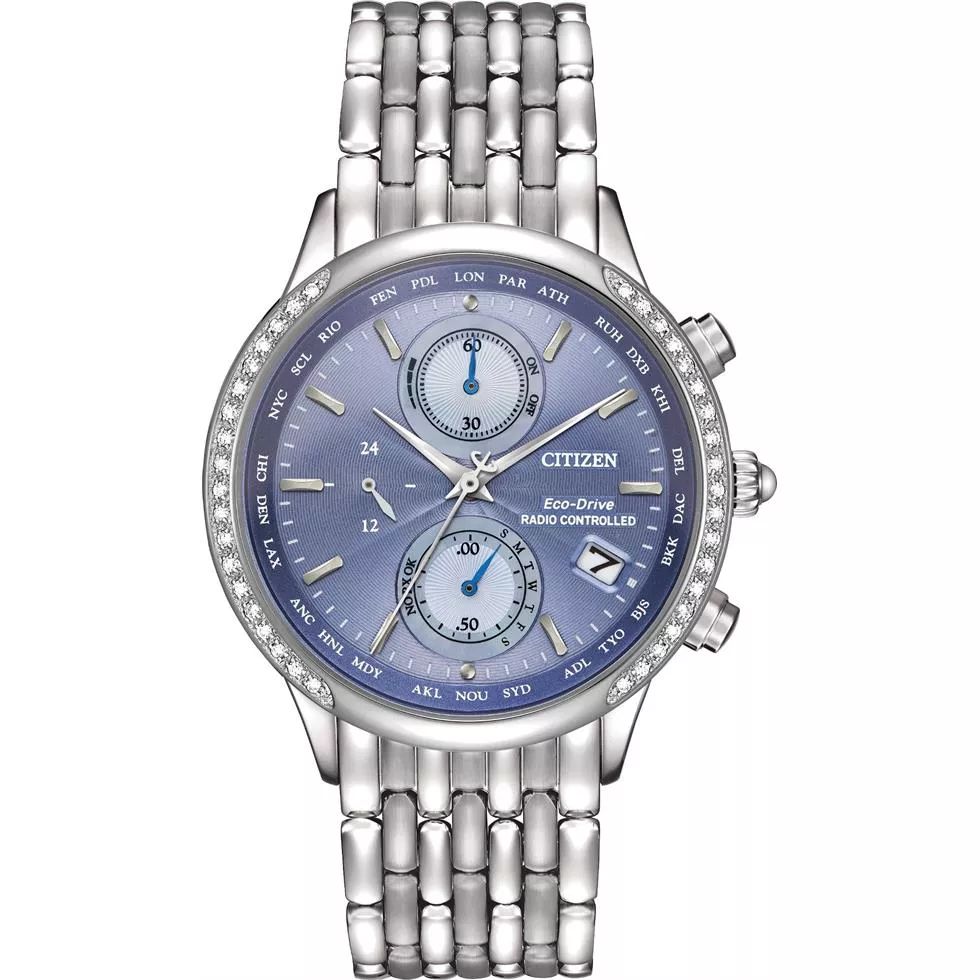 Citizen World Chronograph A-T Eco-Drive Watch 38mm