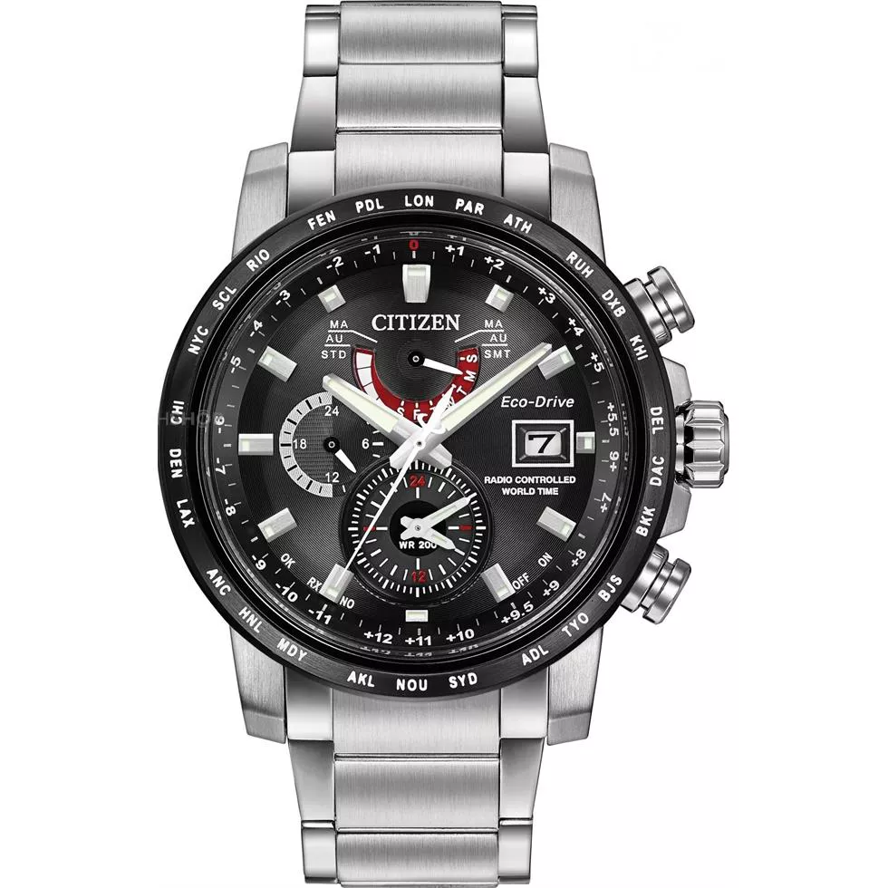 CITIZEN World Time A-T Chronograph Perpetual 44mm