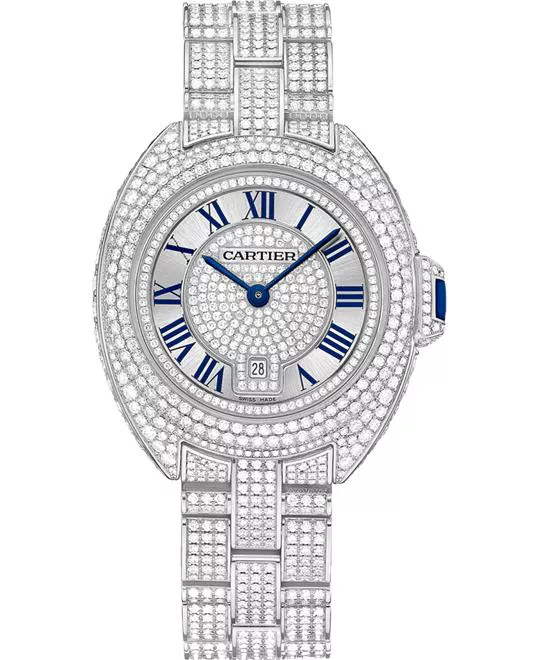 Cartier Clé De Cartier HPI00980 White Diamonds Watch 31