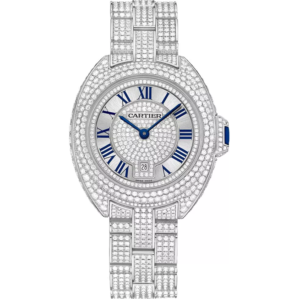 Cartier Clé De Cartier HPI00980 White Diamonds Watch 31