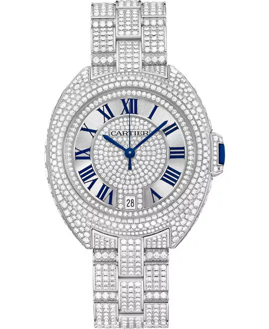 Cartier Clé De Cartier HPI00981 White Diamonds Watch 35