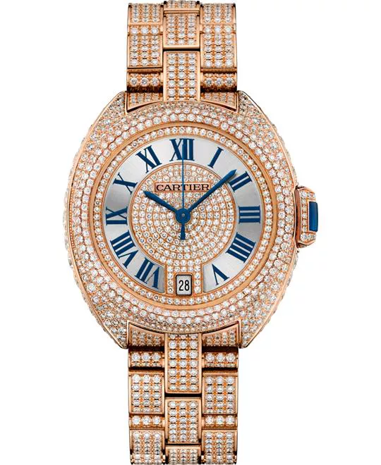 Cartier Clé De Cartier HPI01040 18K Pink Gold Diamonds 35