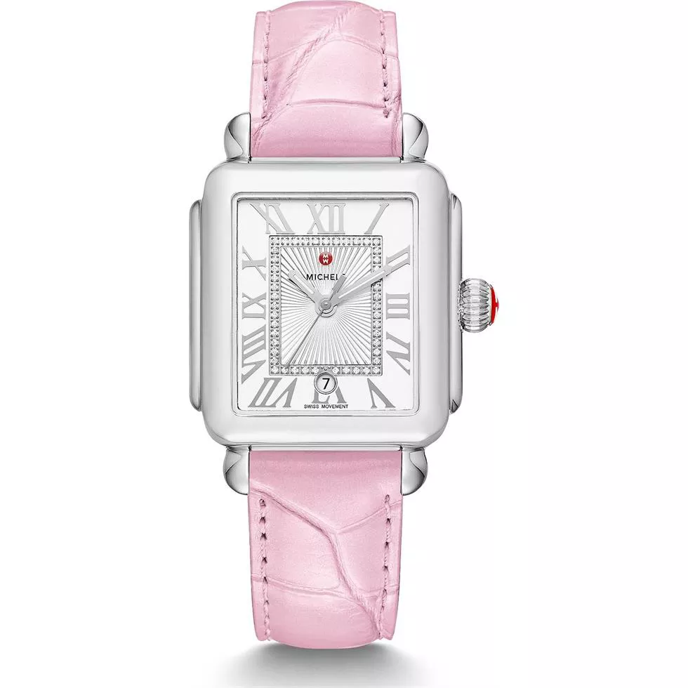 Michile Deco Madison Diamond Pink Watch 33*35mm