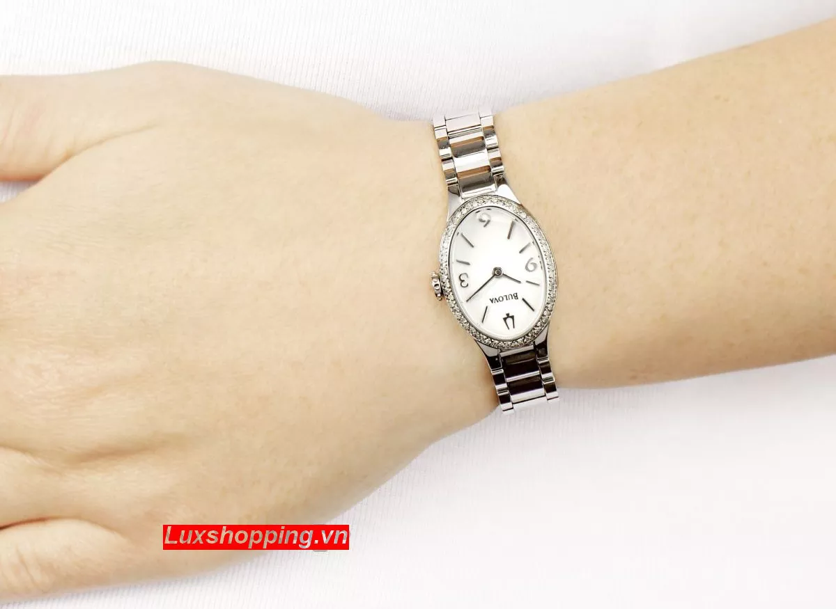 Bulova Diamond Collection SS Watch 21mm