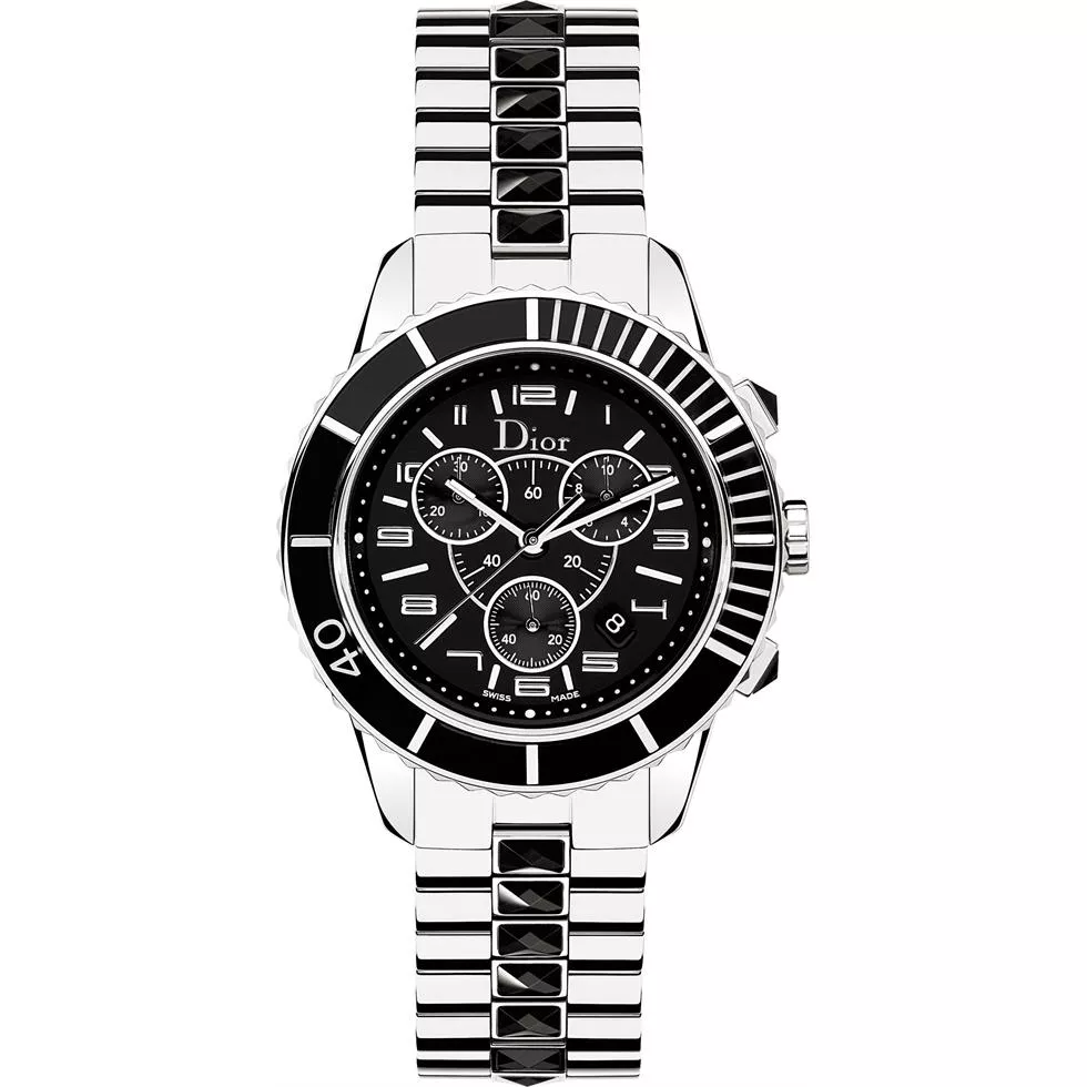 Christian Dior Christal CD114317M001 Chronograph Watch 38