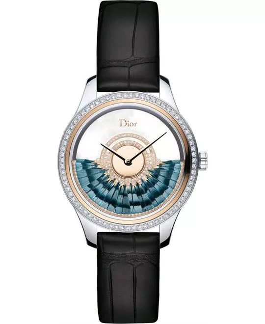 Đồng Hồ Nữ Dior Satine DONTB015 - Mặt Xám Xà Cừ - Dây Kim Loại Dạng Lưới -  30mm KUNKUN WATCH