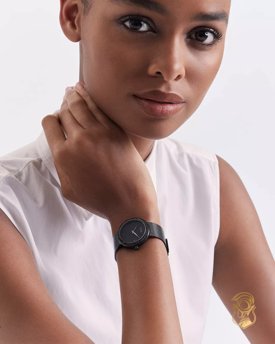 Dior La D De Dior Black Ultramatte Watch 34mm
