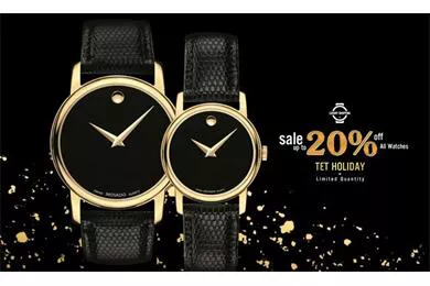 Cơ hội sở hữu đồng hồ chính hãng mùa cuối năm giá rẻ tại Luxury Shopping
