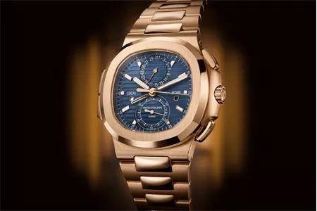 PATEK NAUTILUS REF. 5990/1R - KHUNG CỬA VÀNG NGUYÊN KHỐI TRÊN NỀN XANH CỔ ĐIỂN