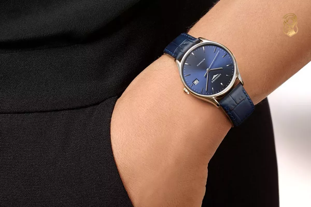 Longines Lyre mặt số la mã và dây da