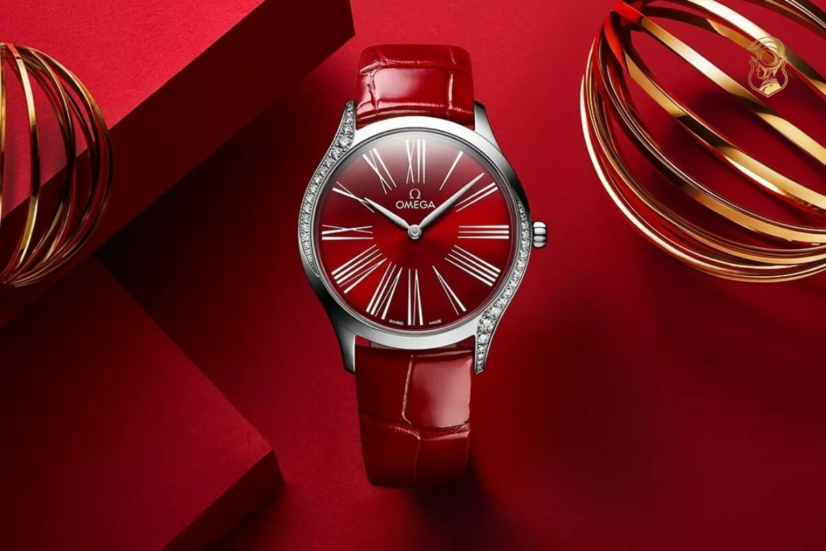 Omega - Đồng hồ màu đỏ red watch