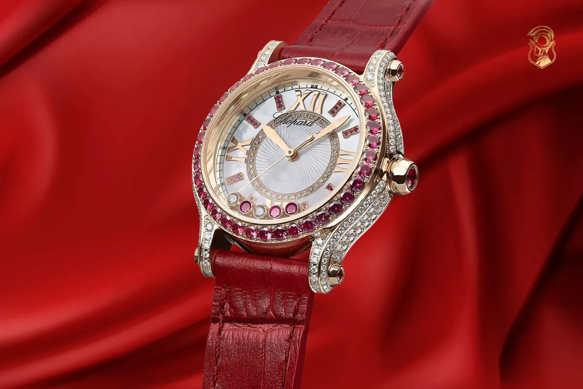 Chopard - Đồng hồ màu đỏ red watch