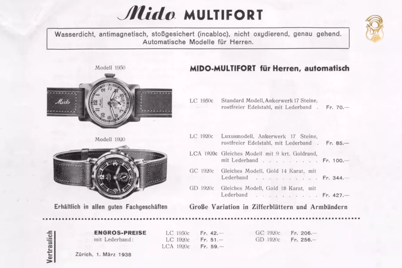 Đồng hồ Mido