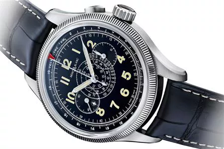 MONTBLANC TUNG RA MẪU 1858 MINERVA MONOPUSHER CHRONOGRAPH RED ARROW